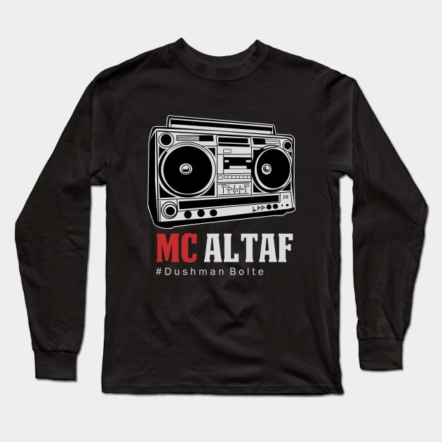 MC Altaf #DushmanBolte Long Sleeve T-Shirt by Grafck